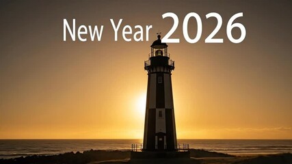 New Year 2026 Lighthouse Beacon: A Coastal Vision of Future Hope and Guidance