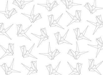 paper bird vector background