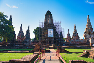 ワット・チャイワッタナーラーム　アユタヤ・タイ　วัดไชยวัฒนาราม　Wat Chaiwathanaram, Ayutthaya