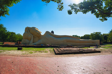 ワット ローカヤスタ　アユタヤ・タイ　วัดโลกยสุธา　Wat Lokkayasutha, Ayutthaya