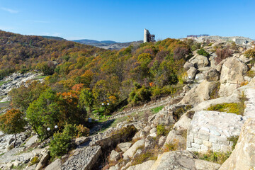 Ruins of Ancient thracian city of Perperikon, Bulgaria