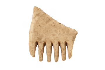 Ancient bone comb fragment archaeological artifact