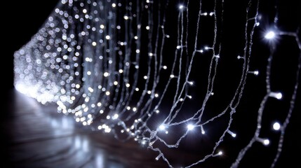 Soft Twinkling Fairy Lights Decorative Background for Festive Occasions