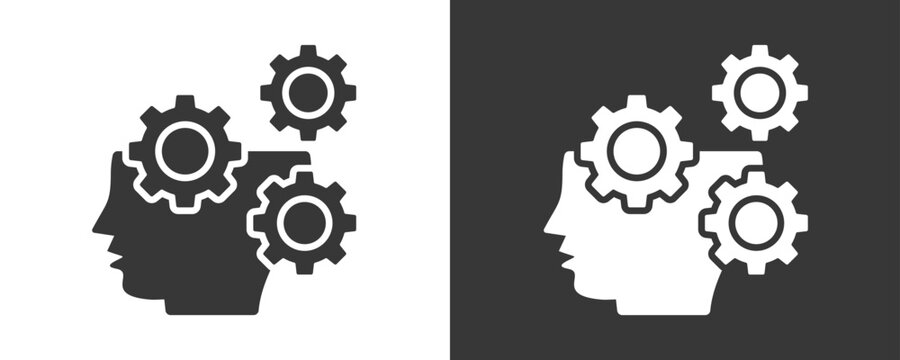 Skill Icon Set Vector Collection Isolated In Black And White