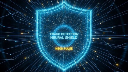 Fraud Detection Neural Shield - A Digital Security Concept.