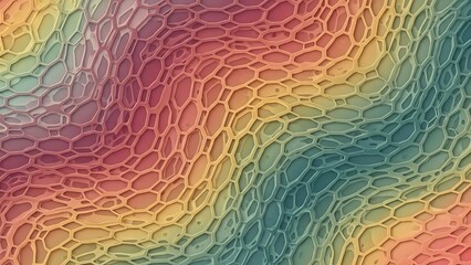 Retro Gradient Mesh Background with Vintage Soft Color Blend