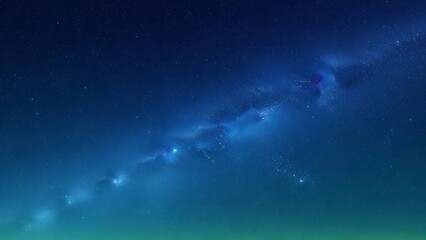 Fototapeta premium Vast Cosmic Nebula in Deep Space with Distant Stars Stunning Celestial Panorama