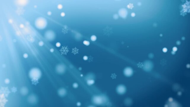 Christmas background, Beautiful realistic snow flakes falling animation on a colorful screen background, perfect for winter themes, Christmas videos, festive intros, and background effects.