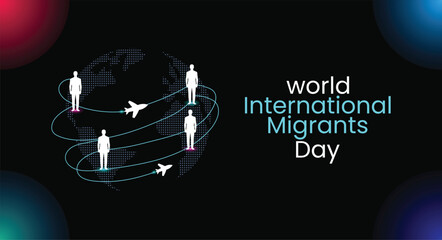 International Migrants Day Awareness and Support Poster
