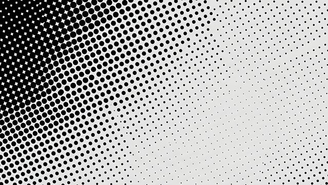 Retro Halftone Dot Pattern Background