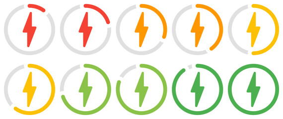 battery charging illustration
