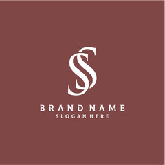 Letter SS Logo Design Vector Template