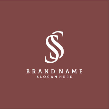 Letter SS Logo Design Vector Template