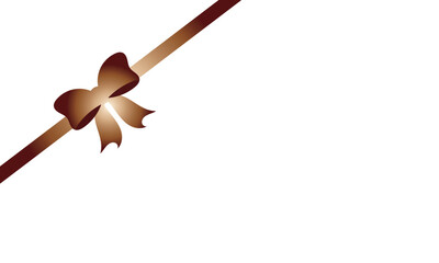 Luxurious golden ribbon with a shiny bow centered on a dark background, ideal for gift themes, celebrations, invitations, and festive designs.
