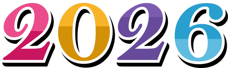 New Year 2026 celebration title. 