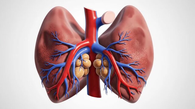 Anatomical illustration of the human thyroid and parathyroid glands with vasculature.