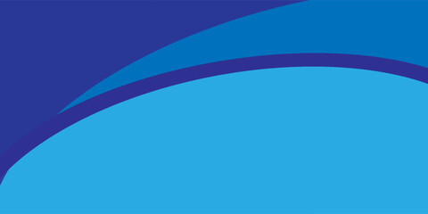 Latar belakang gelombang biru modern dengan lengkungan halus, nada gradien, dan garis tipis mengalir pada latar belakang putih bersih. © Areya