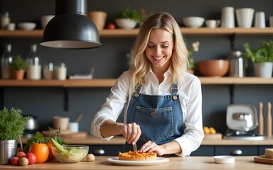 Influencers Cooking online. High quality