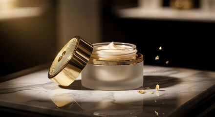 Indulge in luxury with this golden beauty cream for radiant skin and timeless beauty
