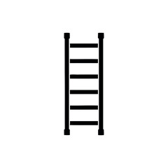 Ladder Icon – Construction and Work Safety Symbol