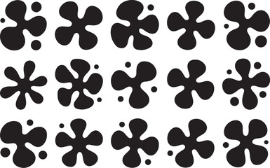 Fototapeta premium Groovy retro floral pattern for bold backgrounds