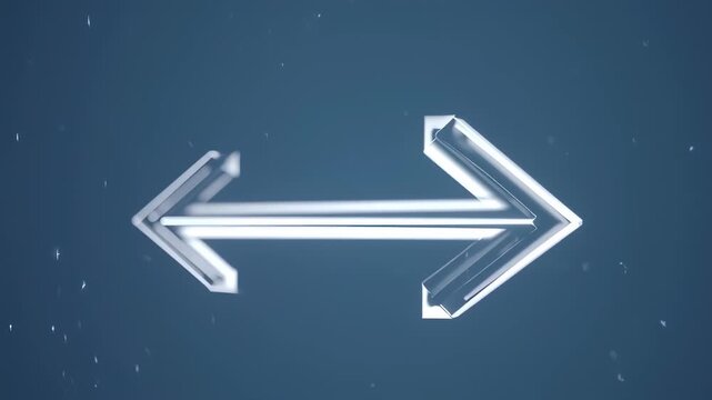 Arrows in Opposite Directions - A Symbol of Exchange and Reversal.