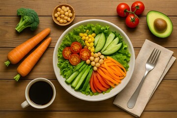 vegetables on a plate