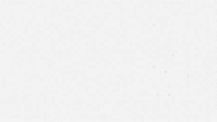 Fototapeta premium Subtle white abstract background design with evenly spaced circular shapes