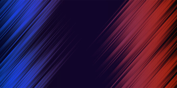 3D blue orange techno abstract background overlap layer on dark space with glowing lines decoration. Graphic design element with hot and cold style concept for web, flyer, card, or brochure cover - Powered by Adobe