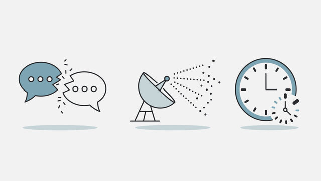 Communication Breakdown, Broadcast Transmission, and Deadline Time Frame Visualization