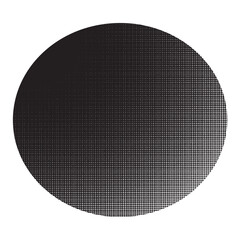 Abstract black halftone circle gradient graphic design element