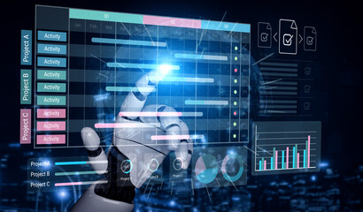 AI assists in developing analytics dashboards for project management that enhance scheduling,...