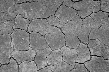Wall texture soil dry crack pattern of drought lack of water of nature brown old broken background.