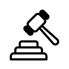 Trade Law Line Icon of Trade Compliance Icon Set