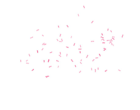 Celebrate with a flourish of pink confetti, perfect for adding a touch of whimsical joy to your designs, inviting celebration and festive cheer
