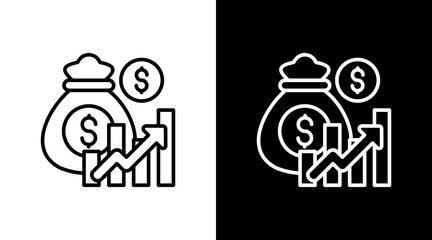 Investment With Icon Set Design