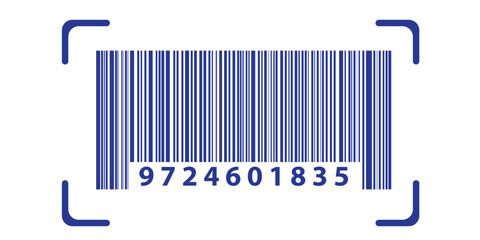 Realistic barcode. Barcode icon. Vector illustration EPS10. Real Best Collection.