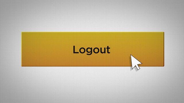 E-Commerce Series - Mouse Pushes Account Logout Button