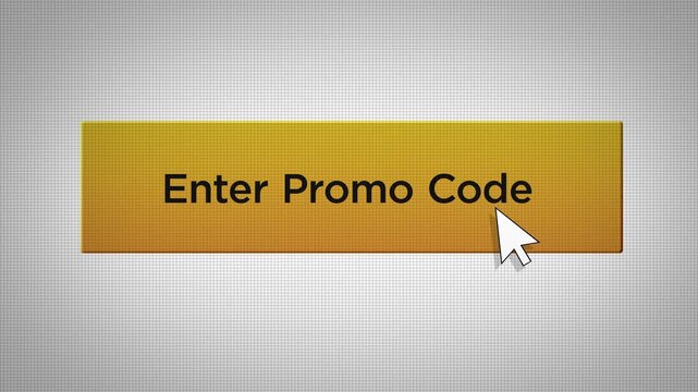 E-Commerce Series - Mouse Pushes Enter Promo Code Button