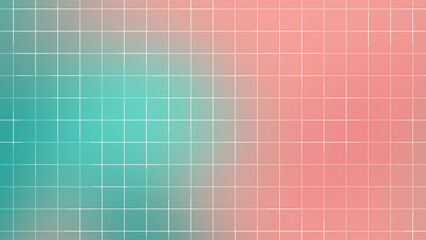 Pink Turquoise Gradient Grid Line Abstract Background for Modern Design
