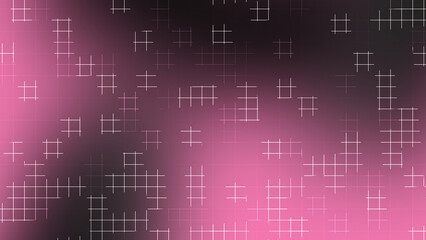 Cyber Pink Glow Grid Line Background with Futuristic Neon Light Pattern
