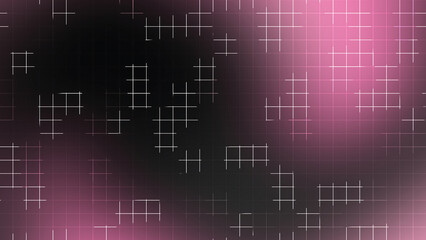 Cyber Pink Glow Grid Line Background with Futuristic Neon Light Gradient