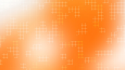 Orange White Abstract Grid Line Background with Bright Modern Gradient