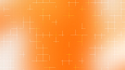 White Orange Gradient Grid Line Background with Abstract Light Glow
