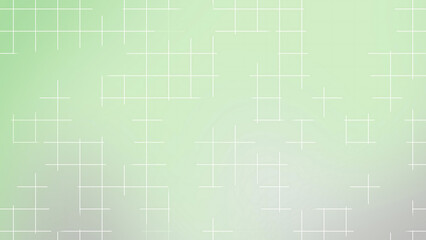 Green and White Geometric Grid Line Background