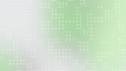 Green and White Abstract Grid Line Background
