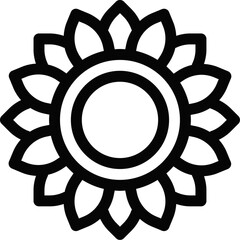 Thanksgiving Sunflower Bloom