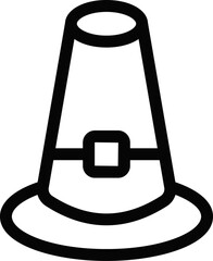 Traditional Thanksgiving Pilgrim Hat