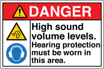 Fototapeta premium Safety Sign Marking Symbol DA...