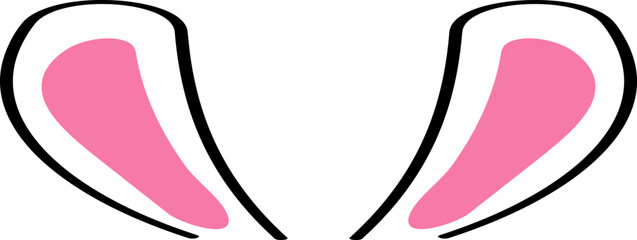 Variety of Cute Rabbit Ears Element